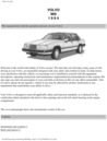 Thumbnail 94 Volvo 960 1994 Owners Manual