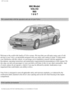 Thumbnail 97 Volvo 960 1997 Owners Manual