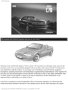 Thumbnail 99 Volvo C70 Convertible 1999 Owners Manual