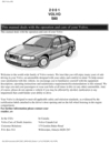 Thumbnail 01 Volvo S80 2001 Owners Manual