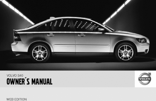 Product picture 07 Volvo S40 2007 Owners Manual