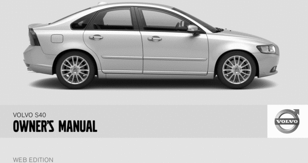 Product picture 08 Volvo S40 2008 Owners Manual