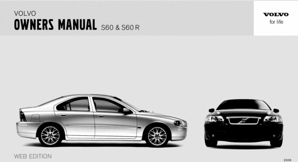 Product picture 06 Volvo S60 2006 Owners Manual