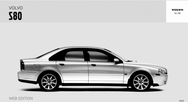 Product picture 05 Volvo S80 2005 Owners Manual