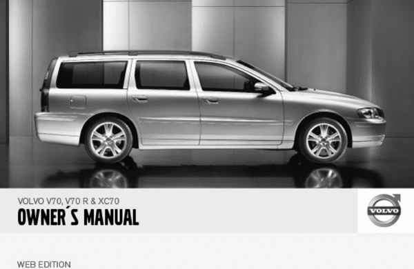 Product picture 07 Volvo V70 2007 Owners Manual