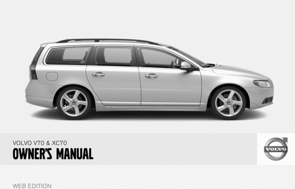 Product picture 08 Volvo V70 New Edition 2008 Owners Manual