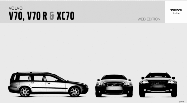 Product picture 04 Volvo XC70 2004 Owners Manual