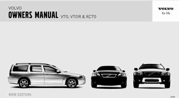 Product picture 06 Volvo XC70 2006 Owners Manual