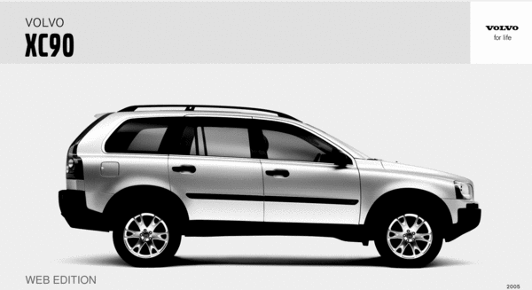 Product picture 05 Volvo XC90 2005 Owners Manual