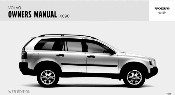 Product picture 06 Volvo XC90 2006 Owners Manual